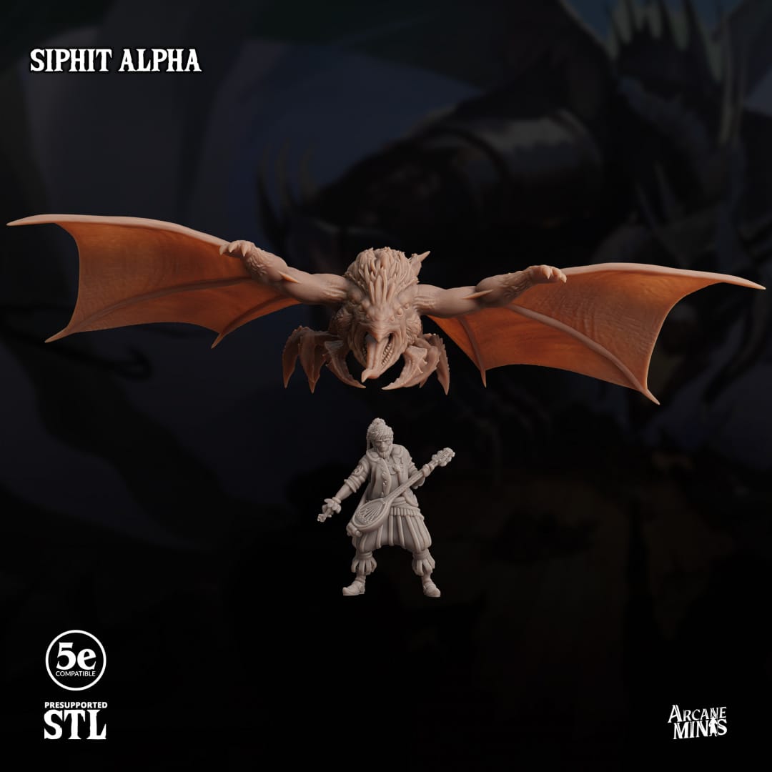 3D Printed Sordane Publishing Alpha Siphits 28 32mm D&D - 3D Printing Boss 