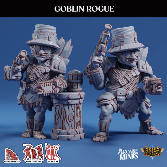 3D Printed Sordane Publishing Arcane Minis Goblin Rogue Scrapper Pirates Set 28 32mm D&D - 3D Printing Boss 