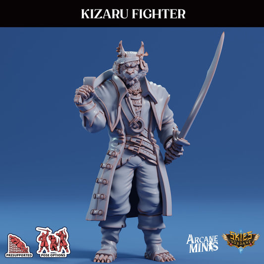 3D Printed Sordane Publishing Arcane Minis Kizaru Fighter Swindler's Luck Part Two 28 32mm D&D - 3D Printing Boss 
