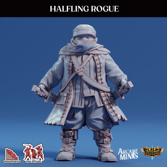 3D Printed Sordane Publishing Arcane Minis Swindler's Luck Part Two - Halfling Rogue 28 32mm D&D - 3D Printing Boss