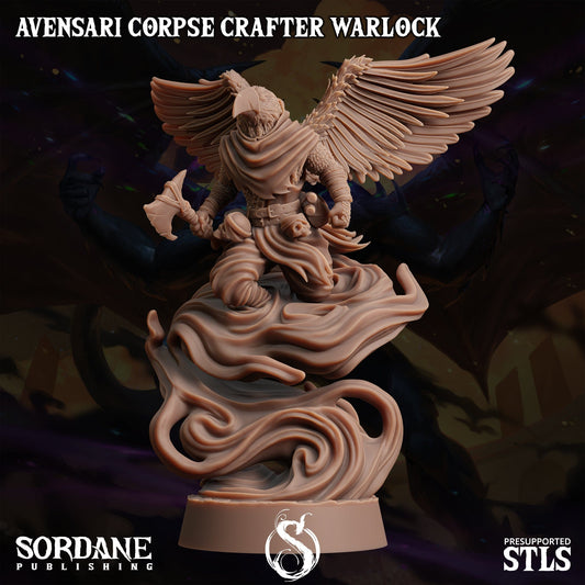 3D Printed Sordane Publishing Avensari Corpse Crafter Warlock Monster Mayhem II 28 32mm D&D - 3D Printing Boss 