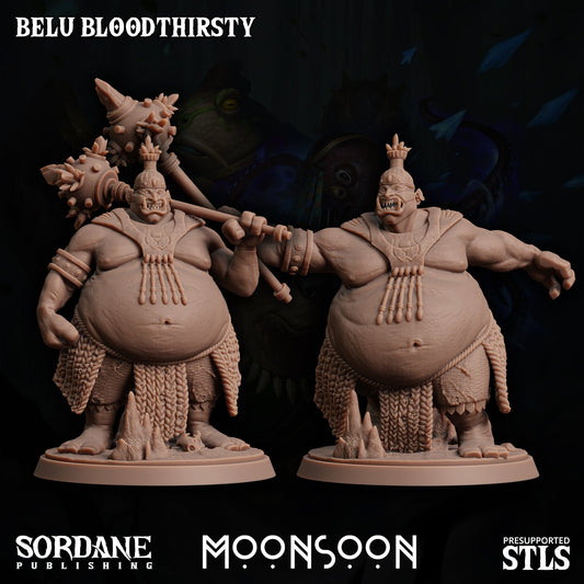 3D Printed Sordane Publishing Belu Bloodthirsty Moonsoon 28 32mm D&D - 3D Printing Boss 