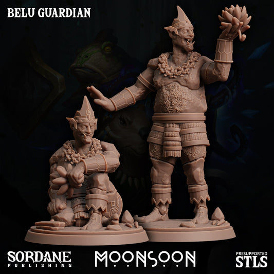 3D Printed Sordane Publishing Belu Guardian Moonsoon 28 32mm D&D - 3D Printing Boss 