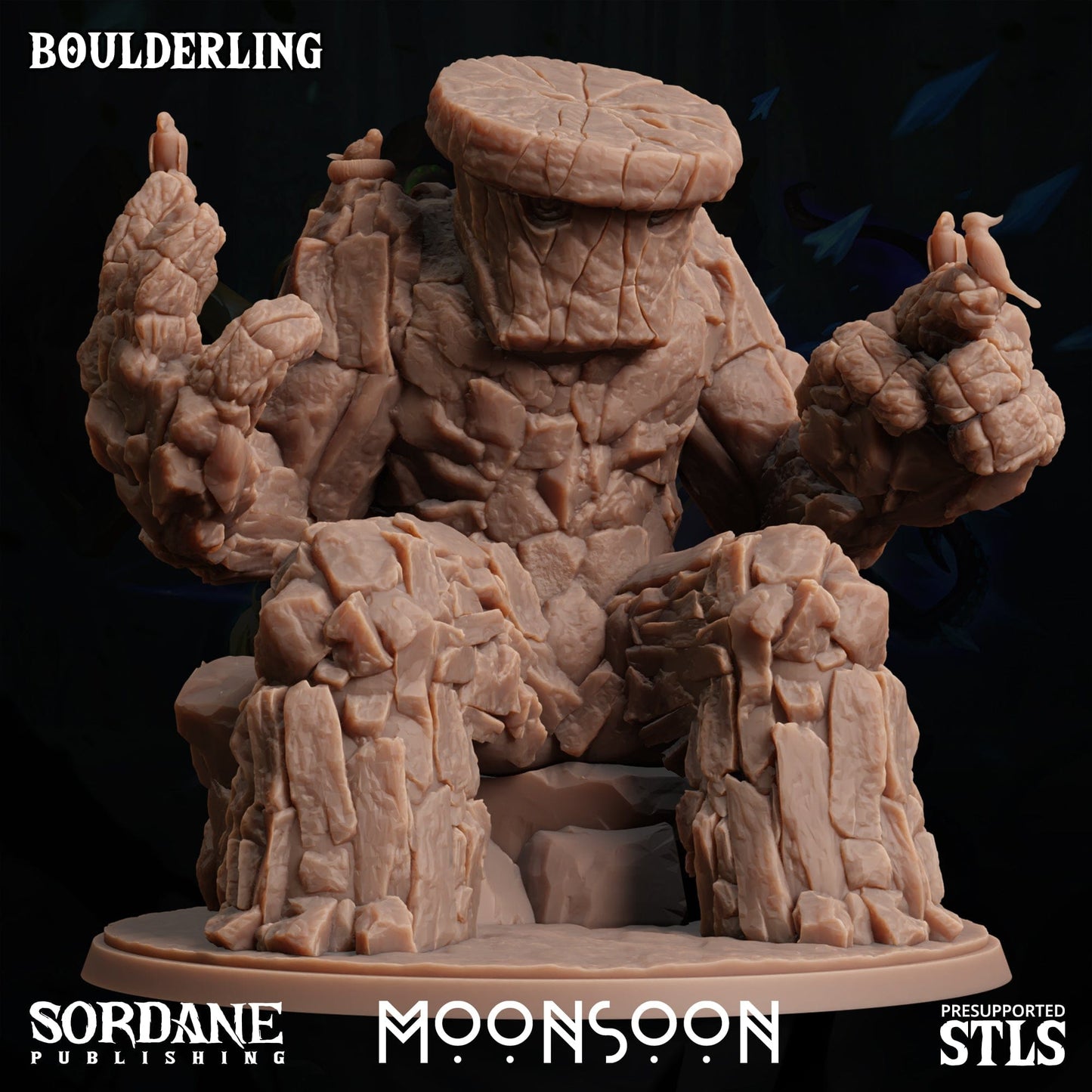 3D Printed Sordane Publishing Bouldering Moonsoon 28 32mm D&D - 3D Printing Boss 