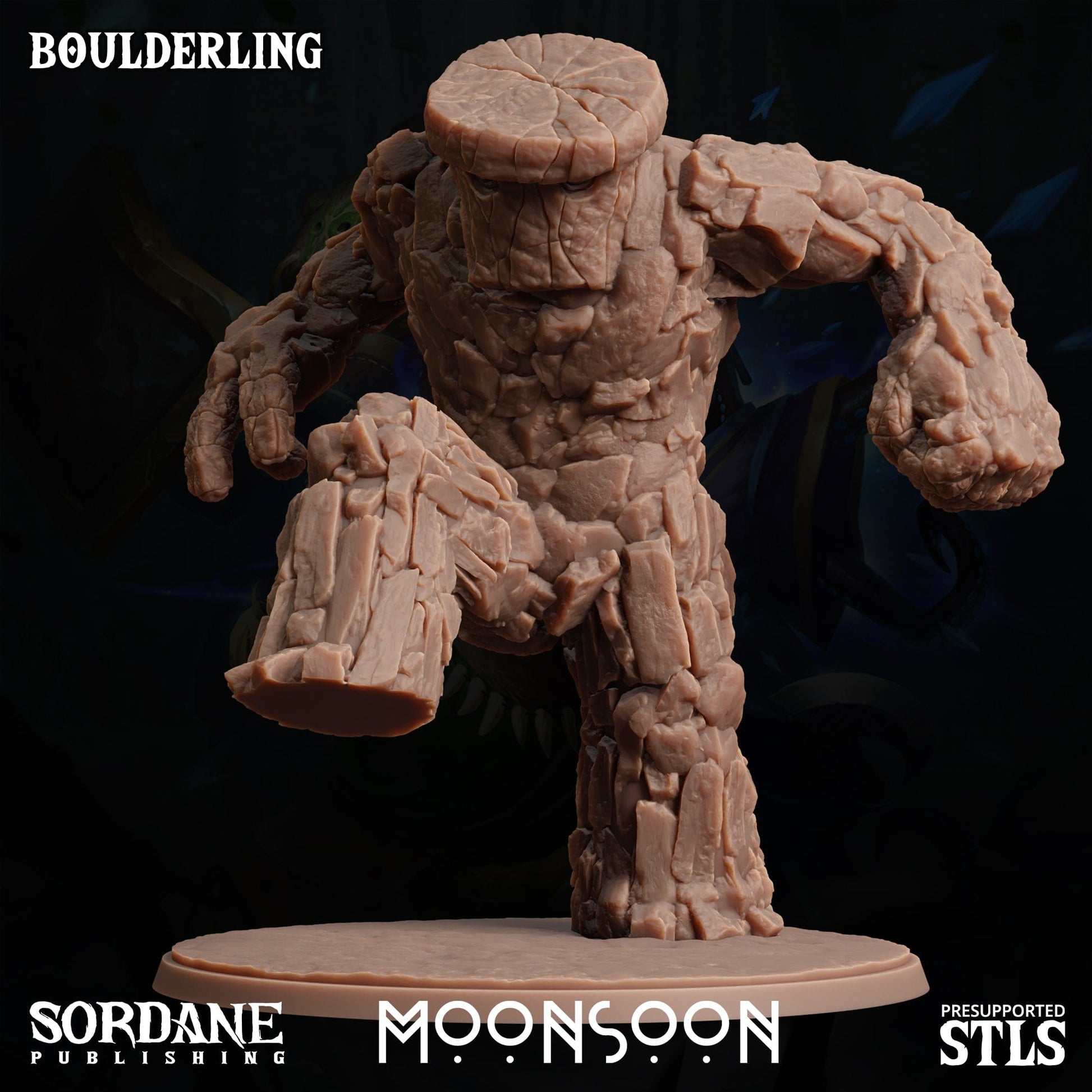3D Printed Sordane Publishing Bouldering Moonsoon 28 32mm D&D - 3D Printing Boss 
