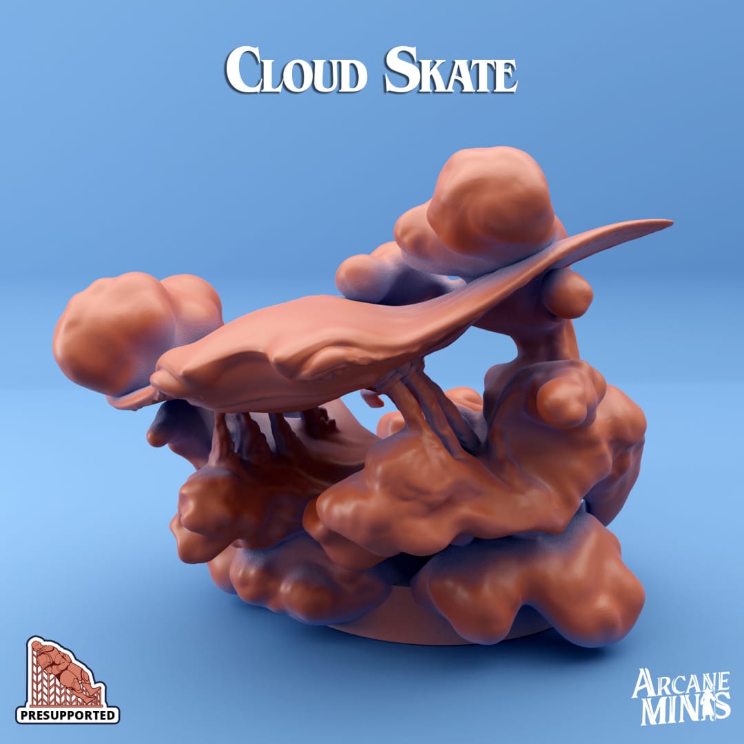 3D Printed Sordane Publishing Cloud Skates 28 32mm D&D - 3D Printing Boss 