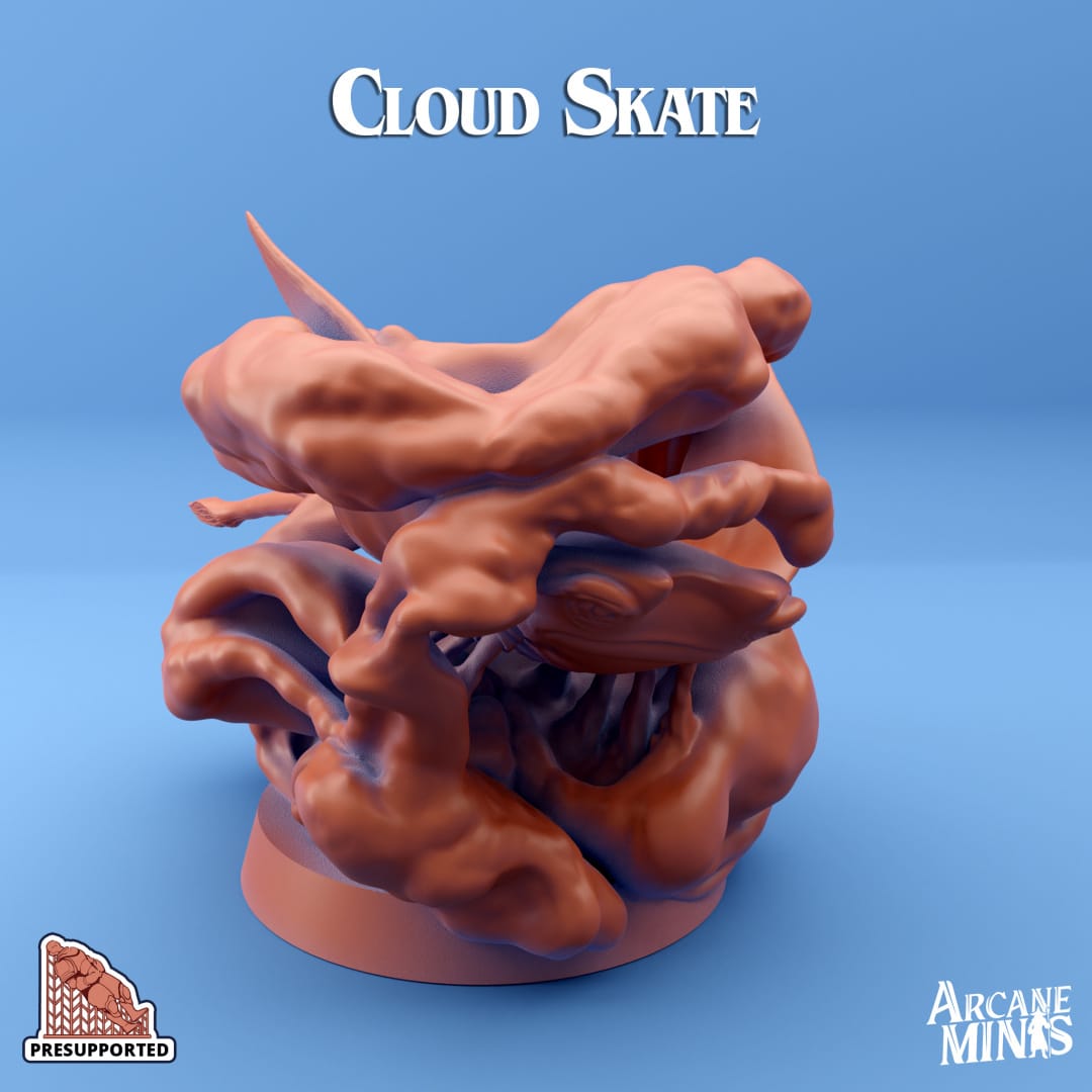 3D Printed Sordane Publishing Cloud Skates 28 32mm D&D - 3D Printing Boss 