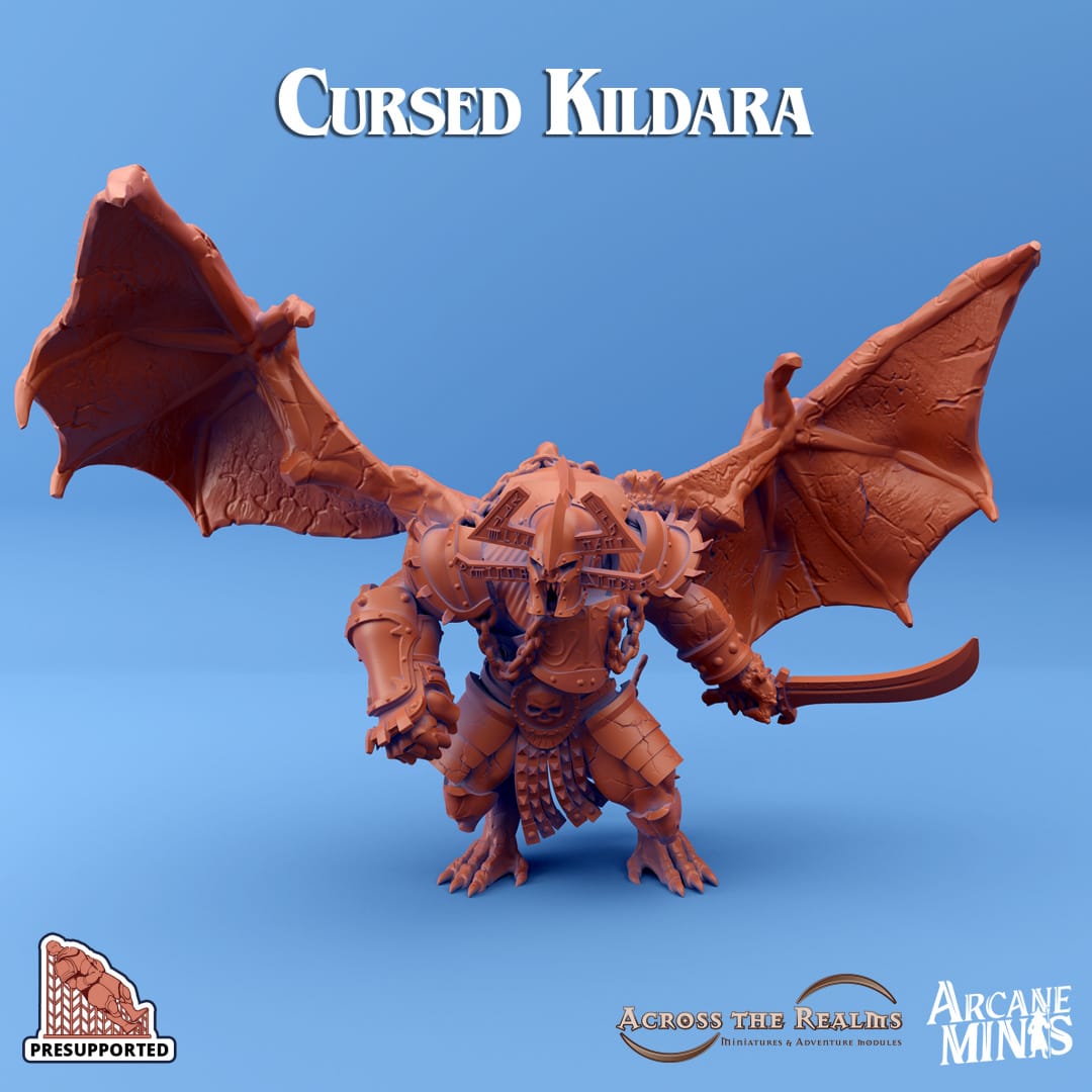 3D Printed Sordane Publishing Cursed Kildara 28 32mm D&D - 3D Printing Boss 