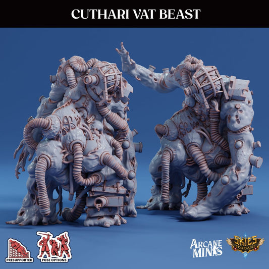 3D Printed Sordane Publishing Cuthari Vat Beast Echoes of Madness A Sordane Stories 28 32mm D&D - 3D Printing Boss 