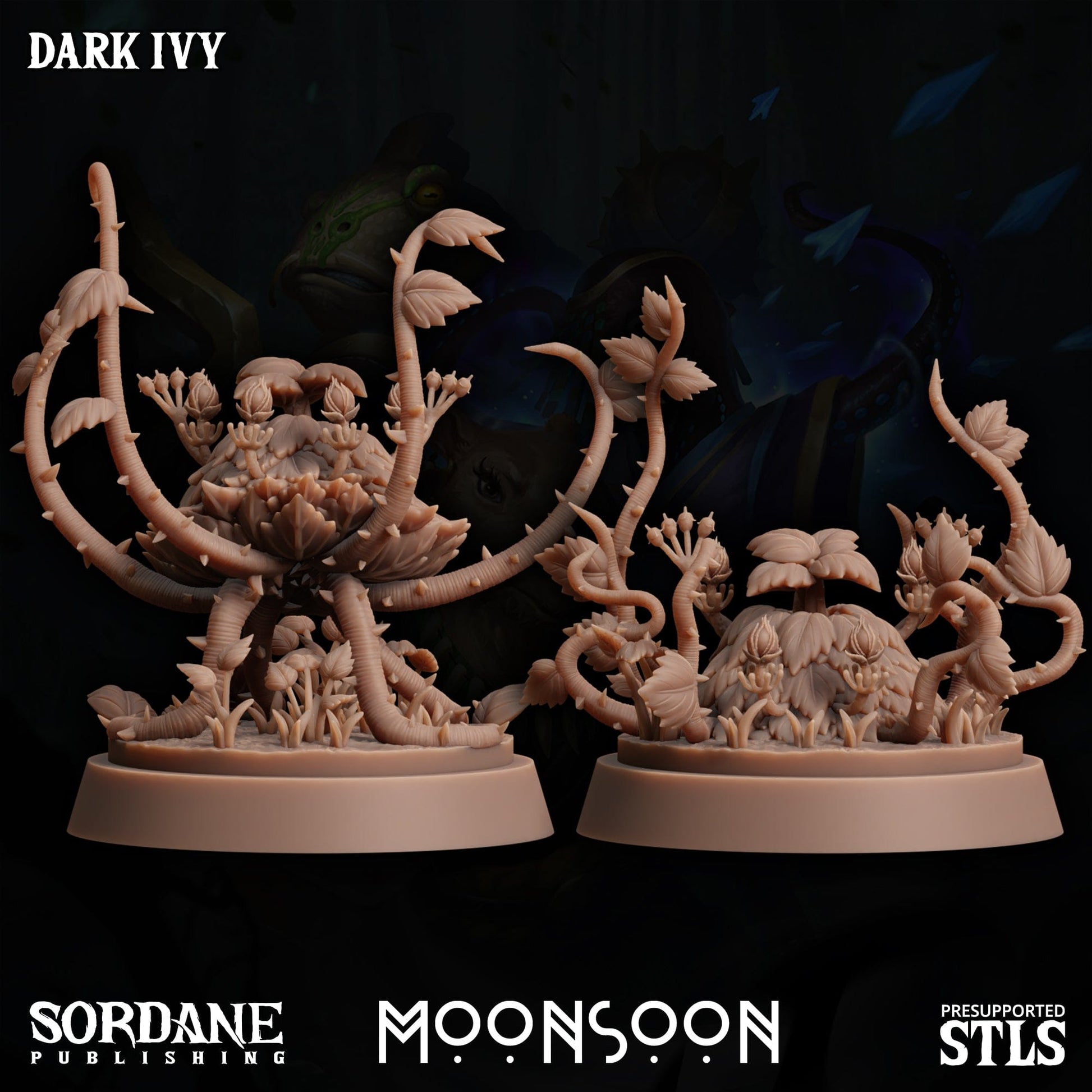 3D Printed Sordane Publishing Dark Ivy Moonsoon 28 32mm D&D - 3D Printing Boss 