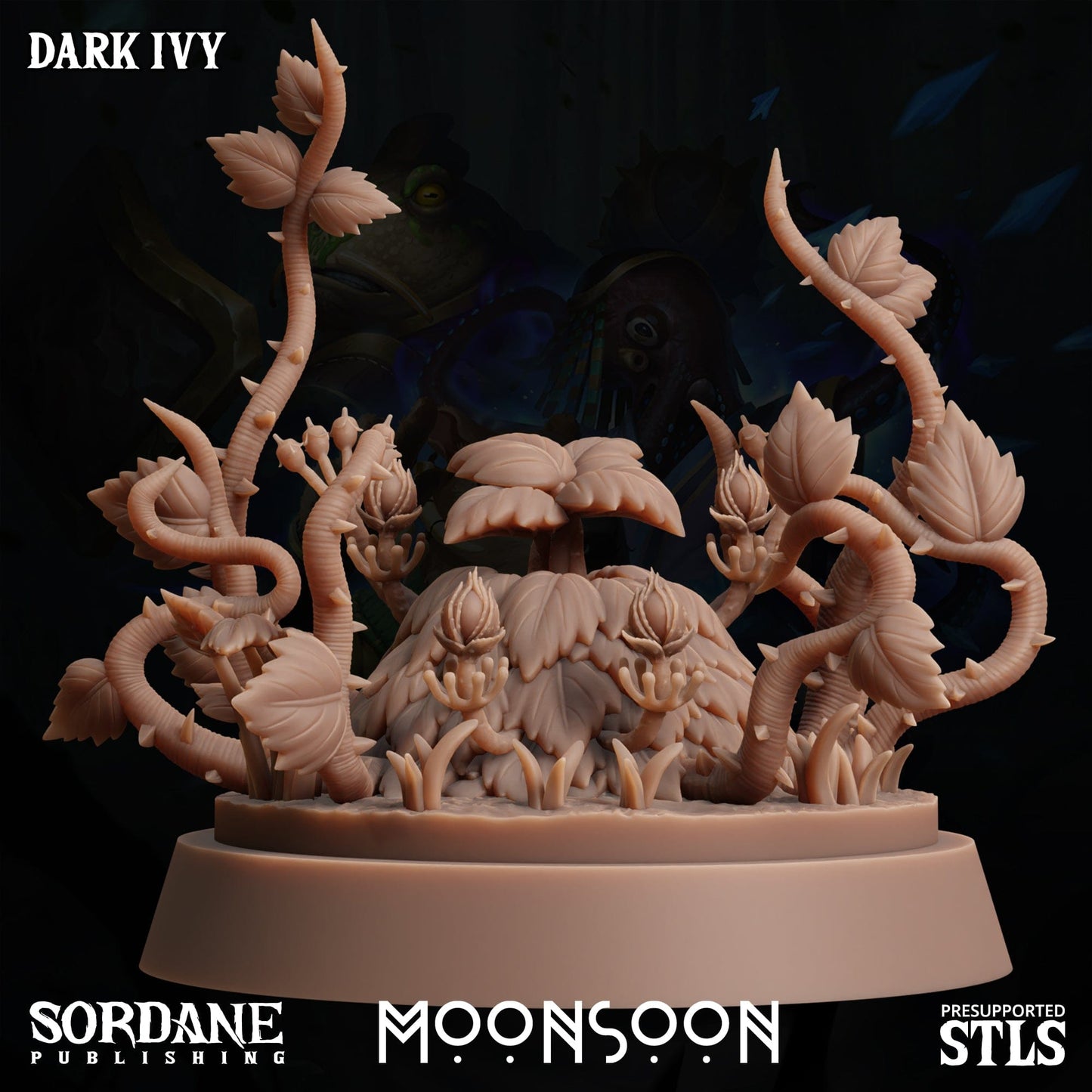 3D Printed Sordane Publishing Dark Ivy Moonsoon 28 32mm D&D - 3D Printing Boss 