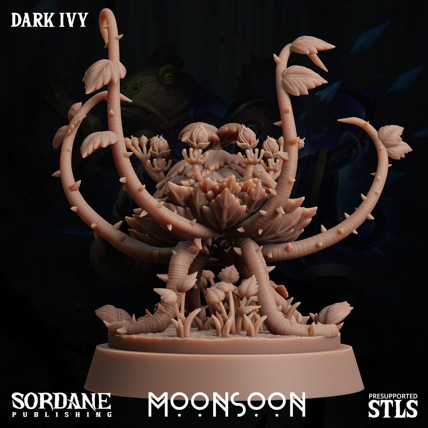 3D Printed Sordane Publishing Dark Ivy Moonsoon 28 32mm D&D - 3D Printing Boss 