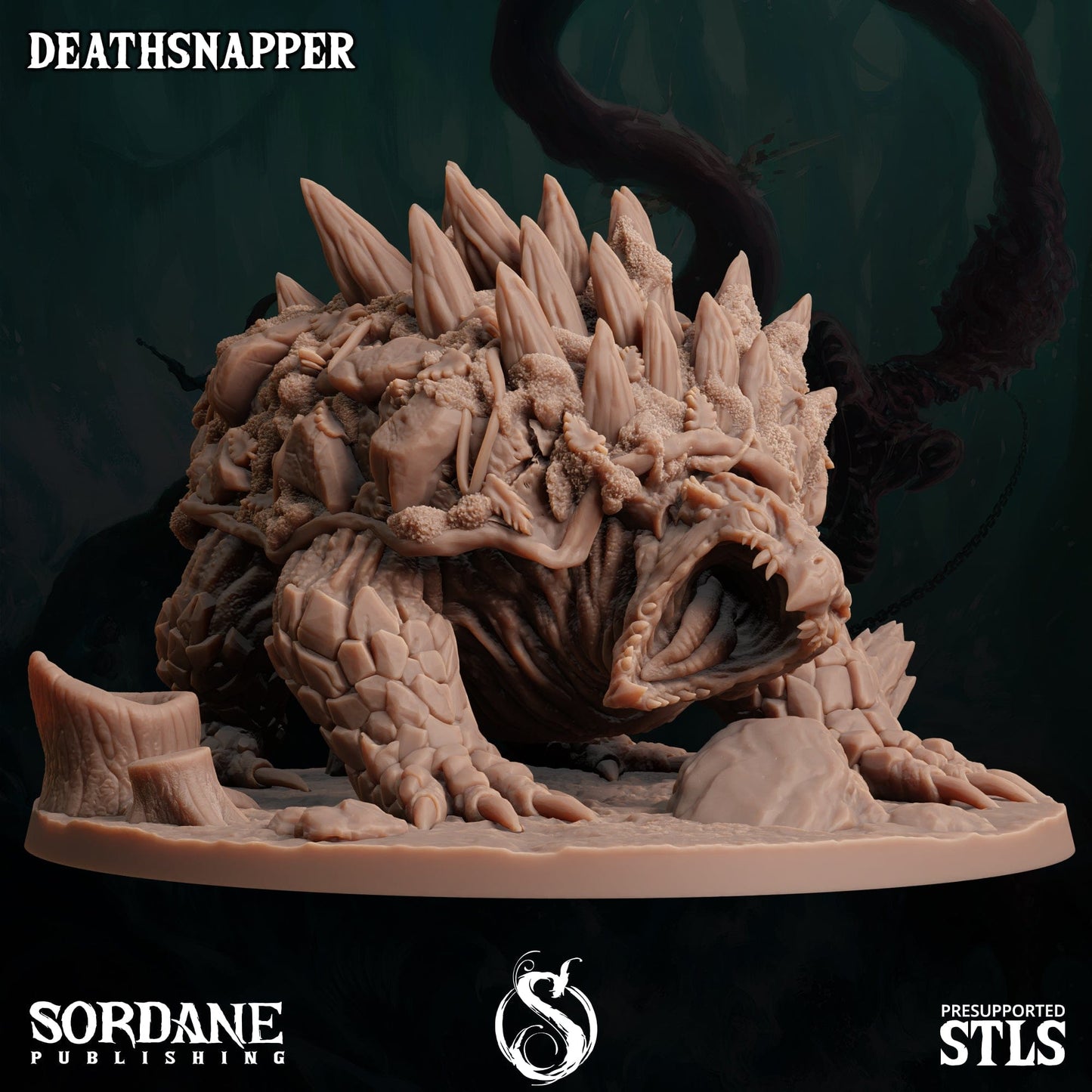 3D Printed Sordane Publishing Deathsnapper 28 32mm D&D - 3D Printing Boss 
