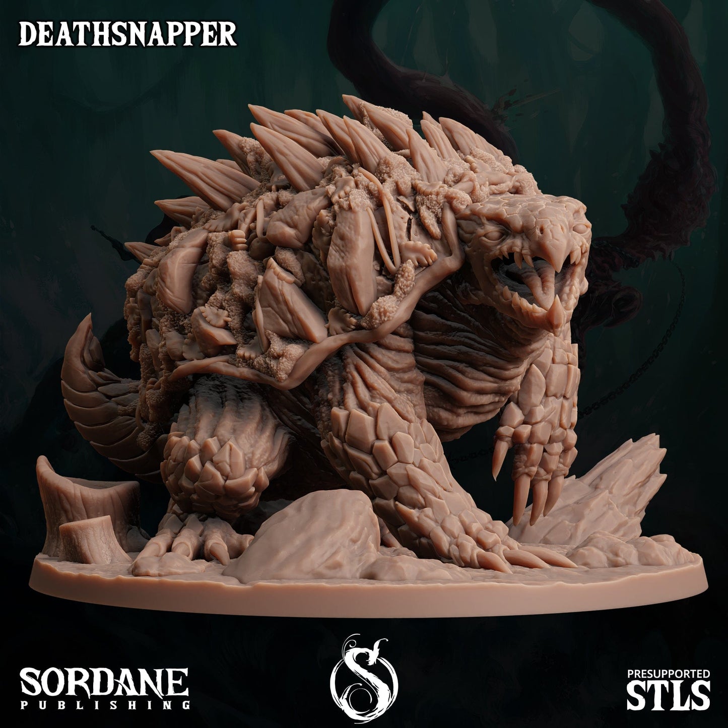 3D Printed Sordane Publishing Deathsnapper 28 32mm D&D - 3D Printing Boss 