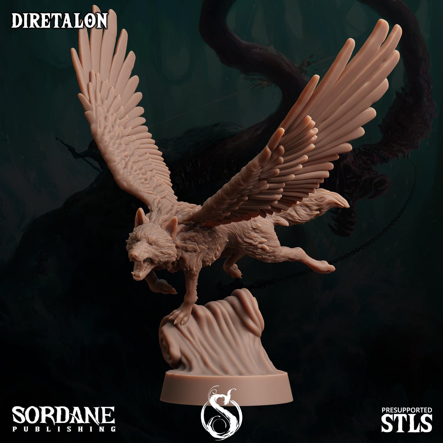 3D Printed Sordane Publishing Diretalon 28 32mm D&D - 3D Printing Boss 