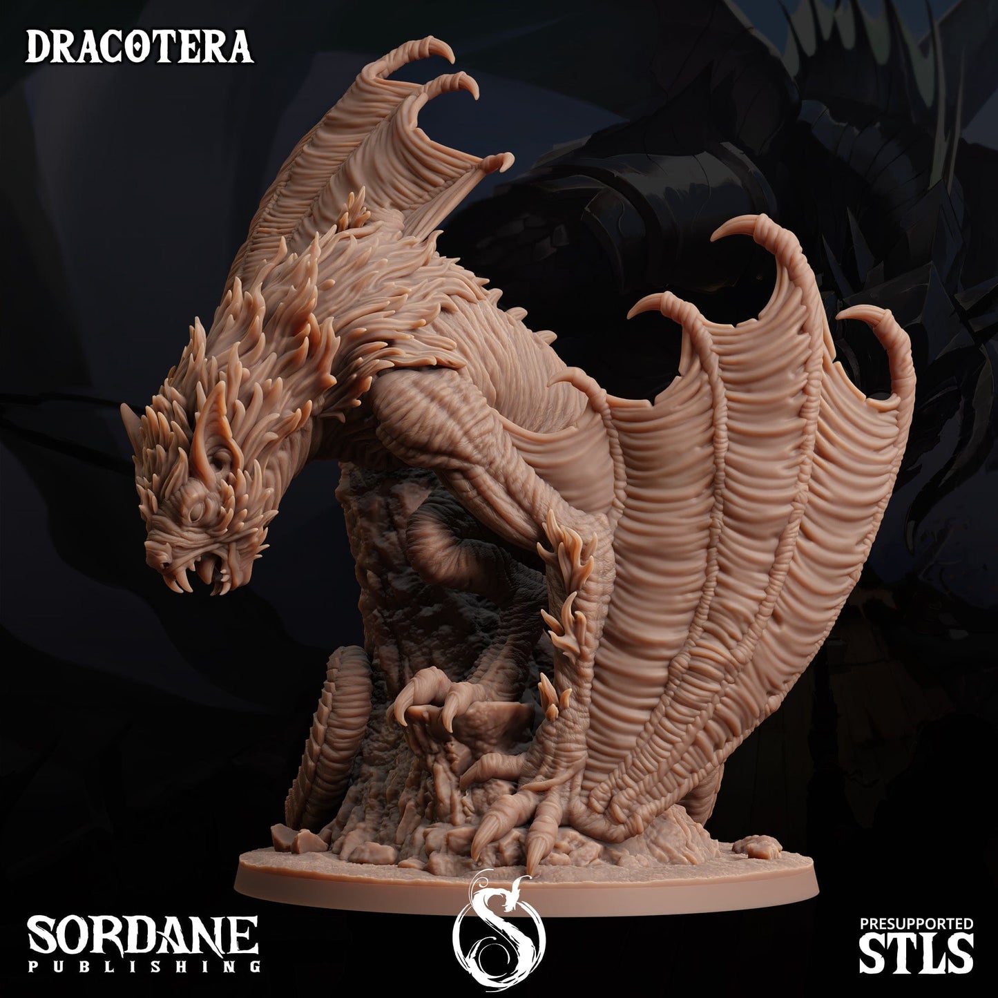 3D Printed Sordane Publishing Dracotera 28 32mm D&D - 3D Printing Boss 