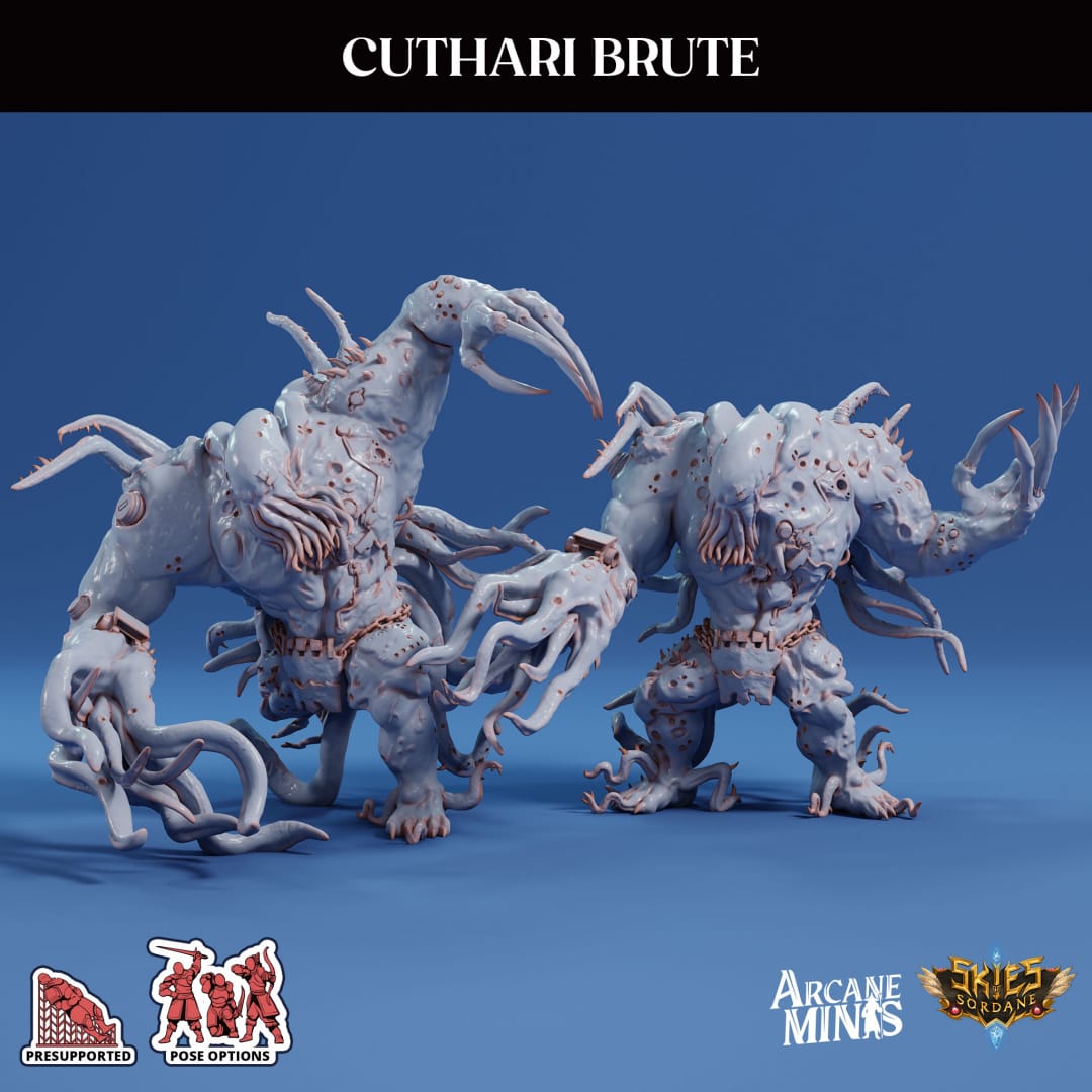 3D Printed Sordane Publishing Echoes of Madness - A Sordane Stories 28 32mm D&D - 3D Printing Boss 