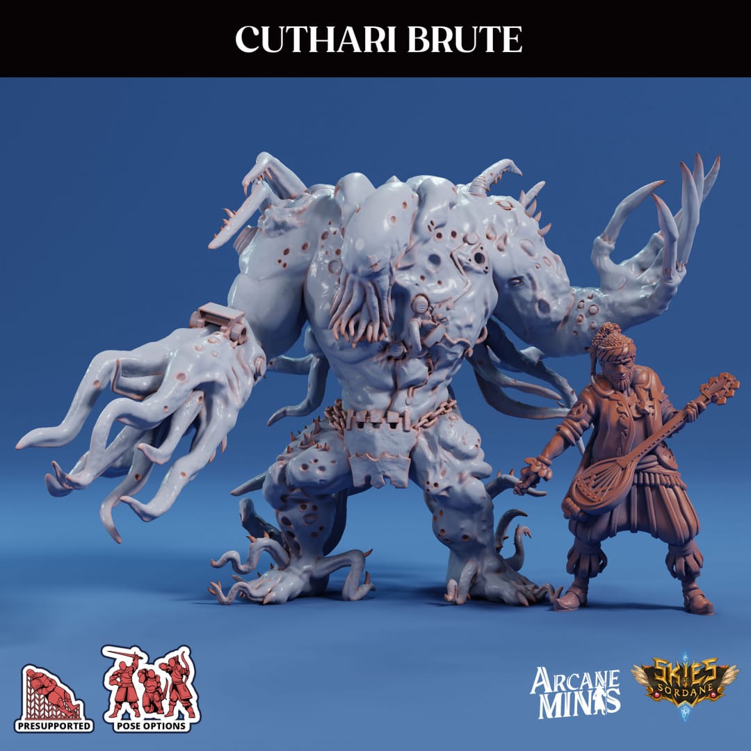 3D Printed Sordane Publishing Echoes of Madness - A Sordane Stories 28 32mm D&D - 3D Printing Boss 