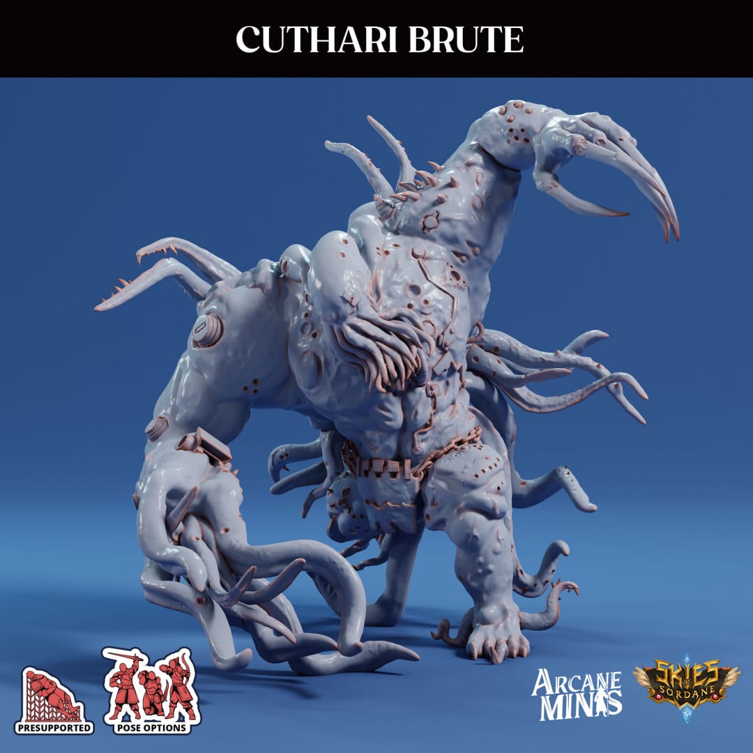 3D Printed Sordane Publishing Echoes of Madness - A Sordane Stories 28 32mm D&D - 3D Printing Boss 