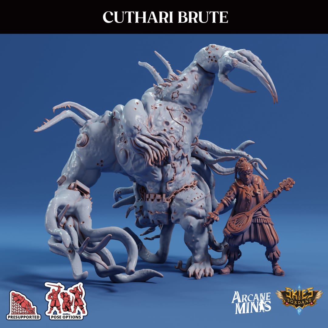 3D Printed Sordane Publishing Echoes of Madness - A Sordane Stories 28 32mm D&D - 3D Printing Boss 