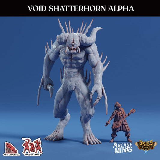 3D Printed Sordane Publishing Echoes of Madness - A Sordane Stories Void Shatterhorn Alpha 28 32mm D&D - 3D Printing Boss 