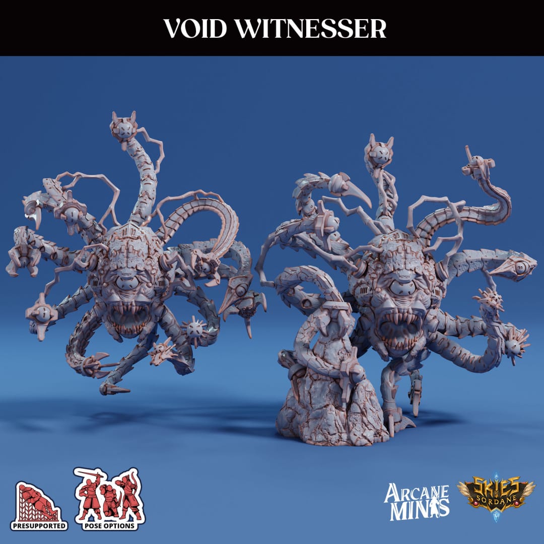3D Printed Sordane Publishing Echoes of Madness - A Sordane Stories Void Witnesser 28 32mm D&D - 3D Printing Boss 