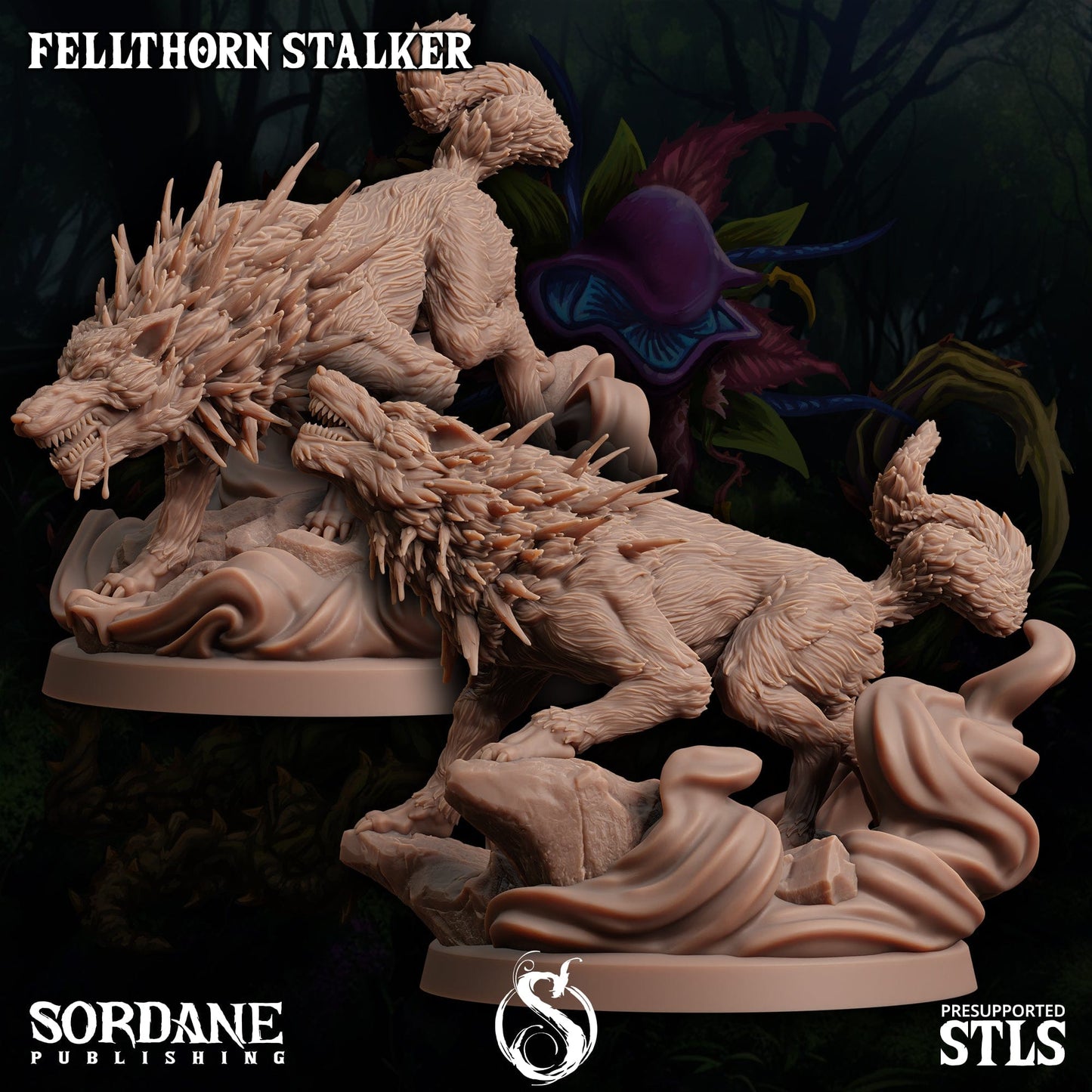 3D Printed Sordane Publishing Fellthorn Stalker Cupid's Embrace Set 28 32mm D&D - 3D Printing Boss 