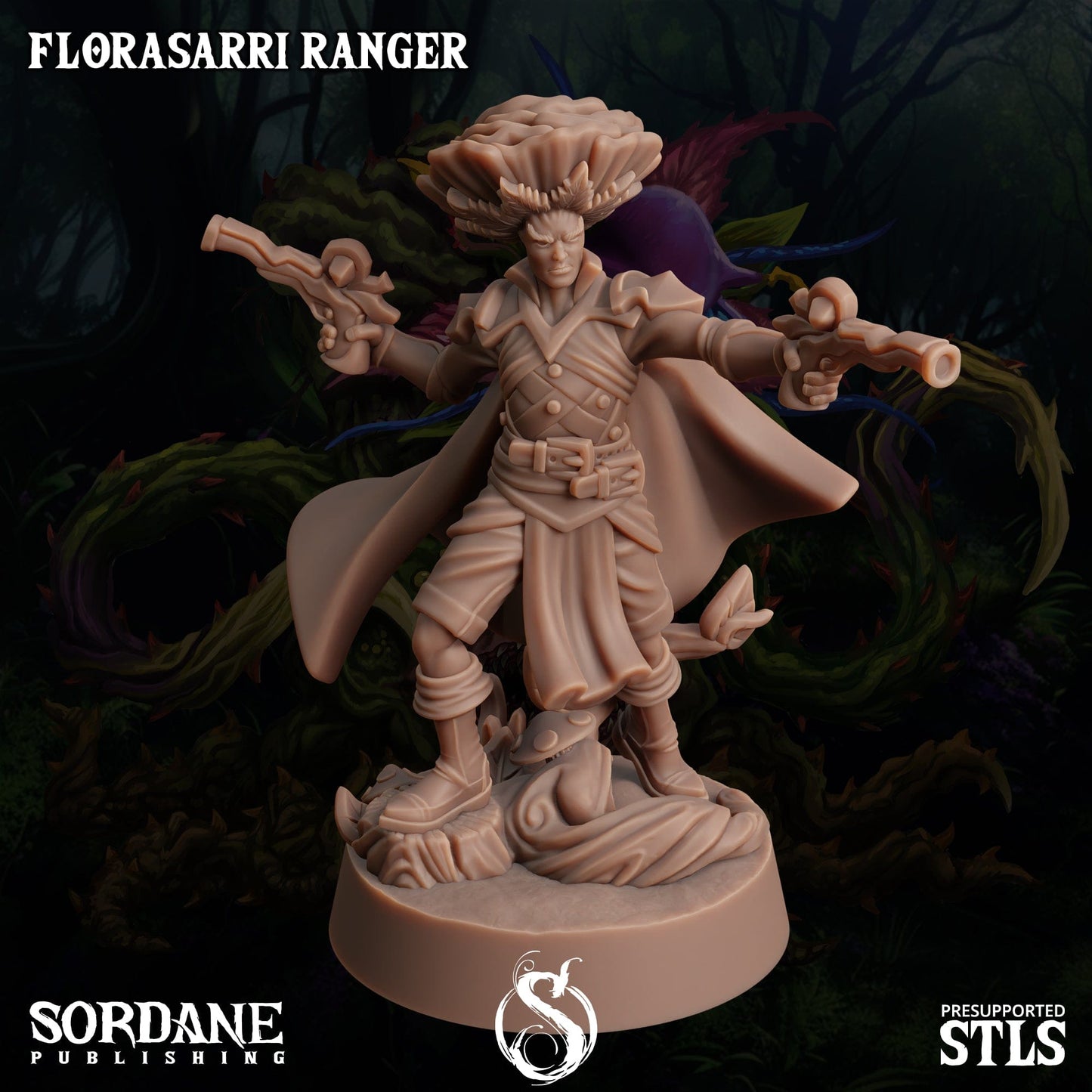 3D Printed Sordane Publishing Florasarri Ranger Cupid's Embrace Set 28 32mm D&D - 3D Printing Boss 