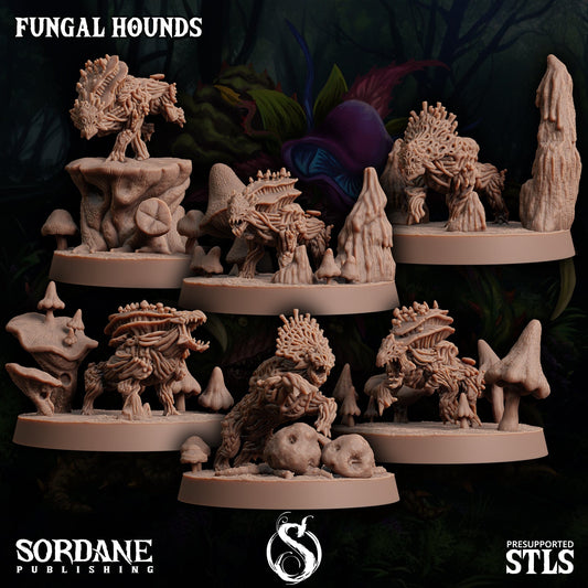 3D Printed Sordane Publishing Fungal Hound 28 32mm D&D - 3D Printing Boss 