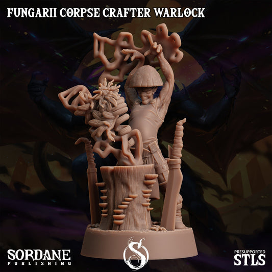 3D Printed Sordane Publishing Fungarii Corpse Crafter Warlock Monster Mayhem II 28 32mm D&D - 3D Printing Boss 