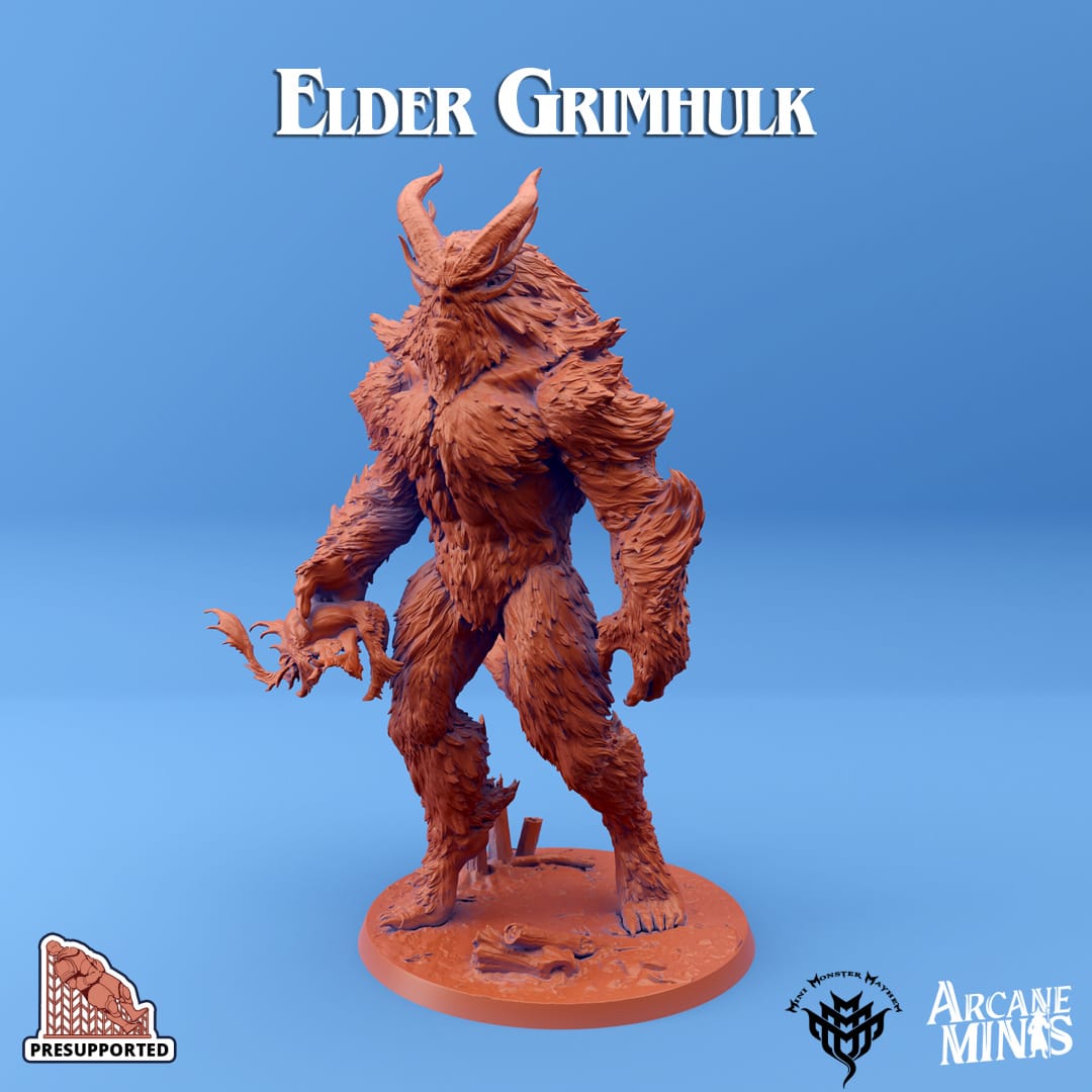 3D Printed Sordane Publishing Grimhulk Set 28mm 32mm D&D - 3D Printing Boss 