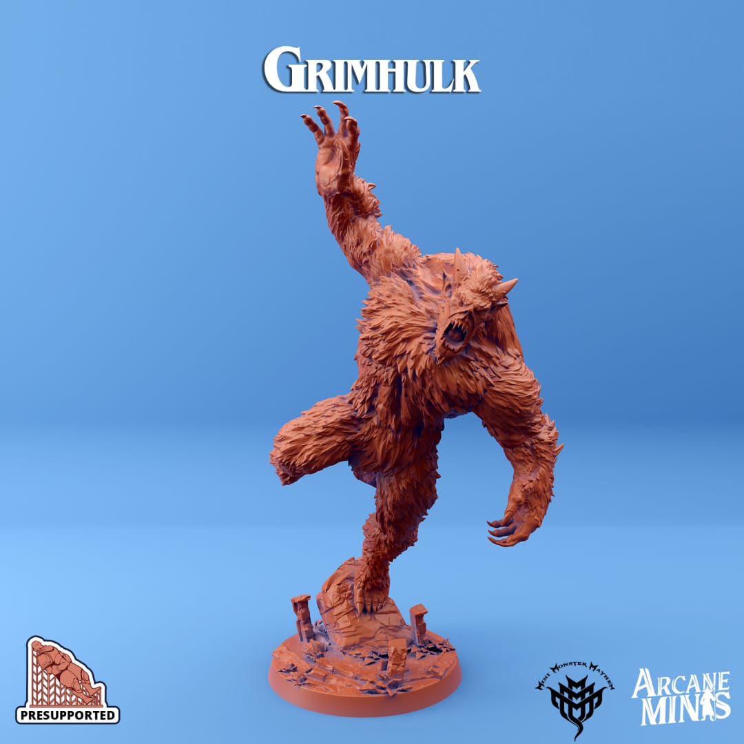 3D Printed Sordane Publishing Grimhulk Set 28mm 32mm D&D - 3D Printing Boss 
