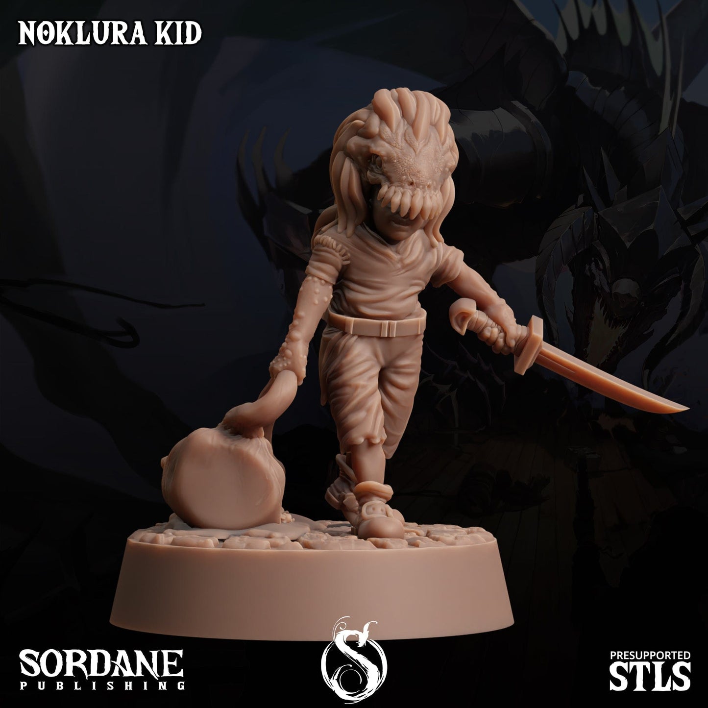 3D Printed Sordane Publishing Halloween Kids 28 32mm D&D - 3D Printing Boss 