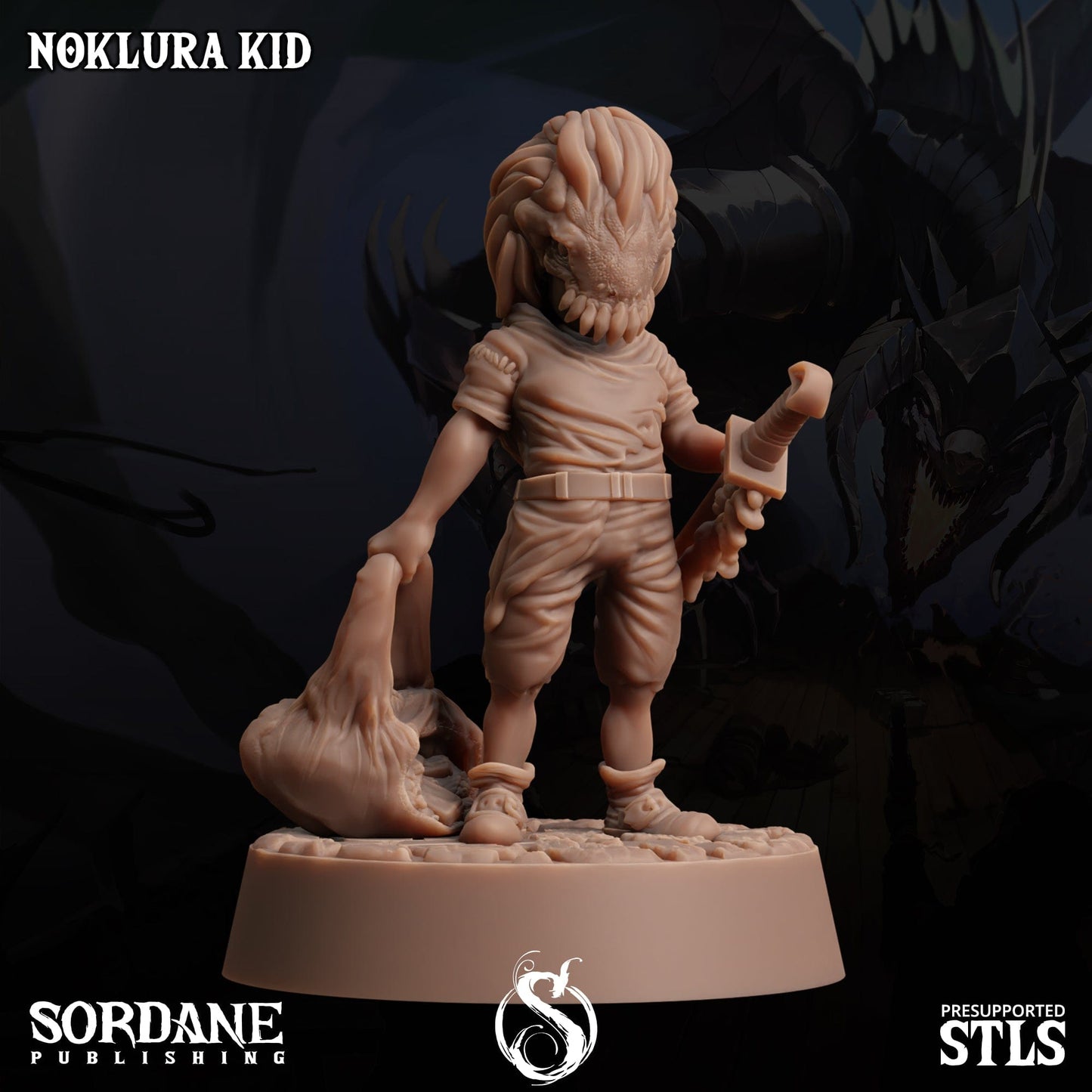 3D Printed Sordane Publishing Halloween Kids 28 32mm D&D - 3D Printing Boss 