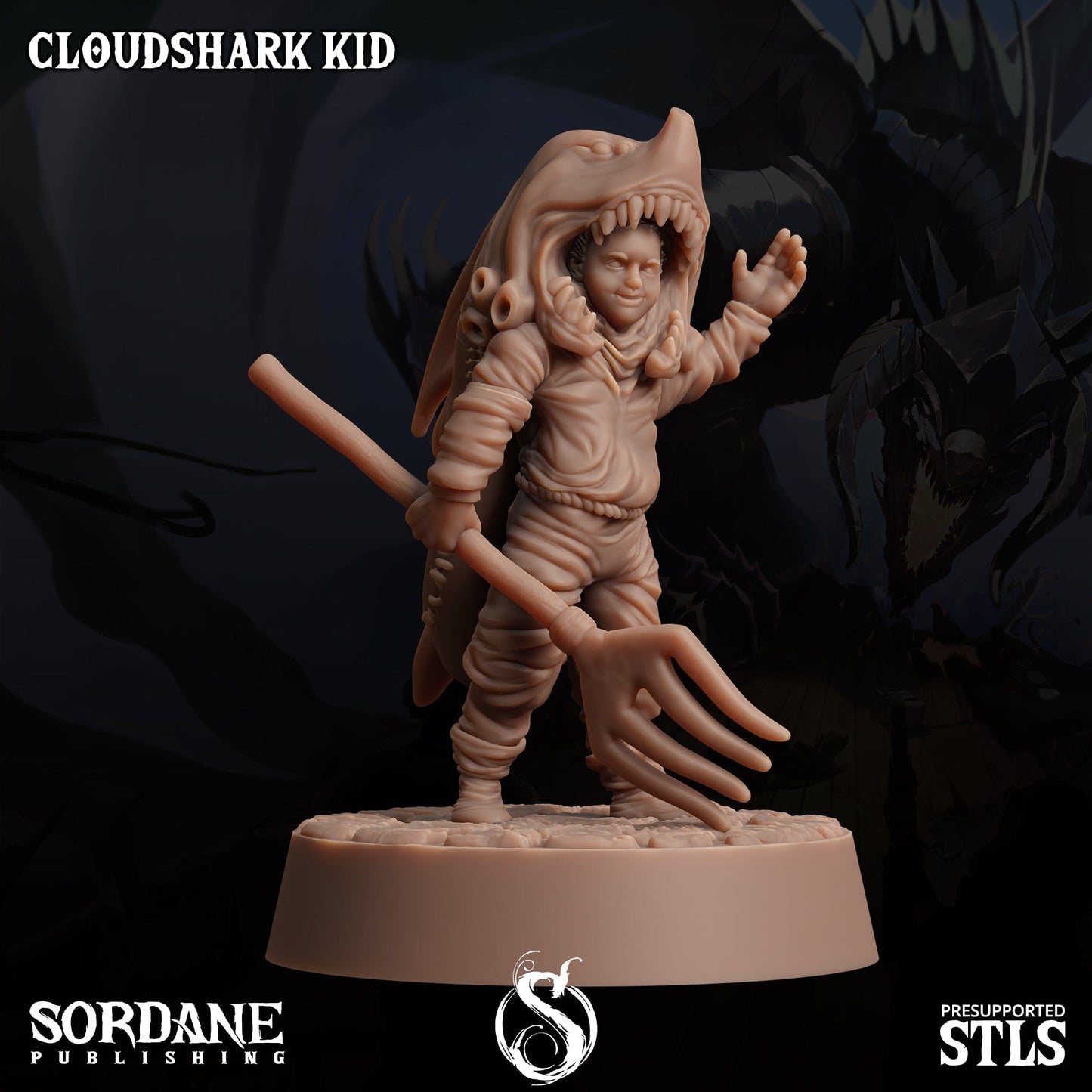 3D Printed Sordane Publishing Halloween Kids 28 32mm D&D - 3D Printing Boss 