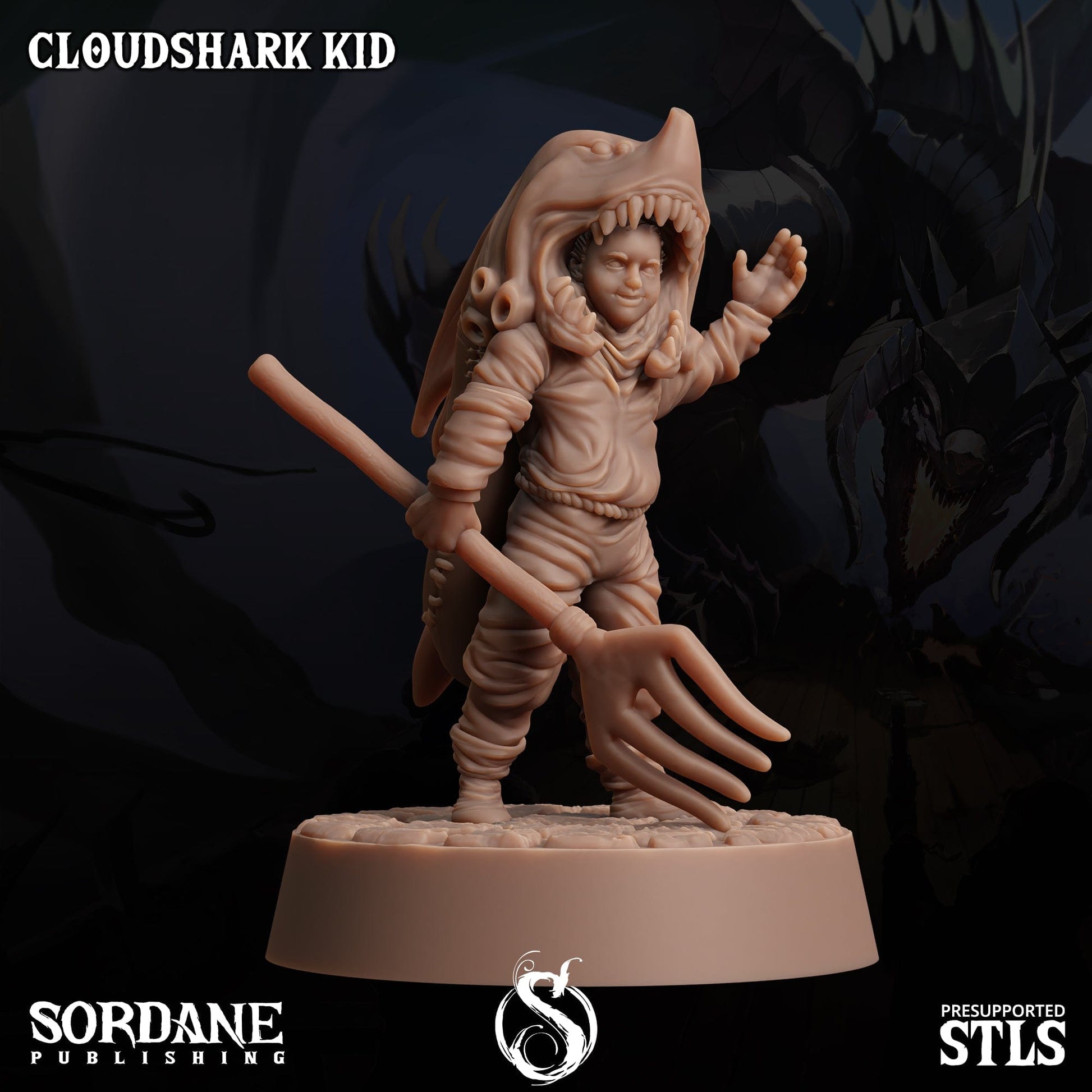 3D Printed Sordane Publishing Halloween Kids 28 32mm D&D - 3D Printing Boss 