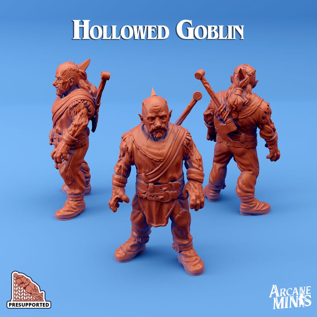 3D Printed Sordane Publishing Hollowed Ones 28 32mm D&D - 3D Printing Boss 