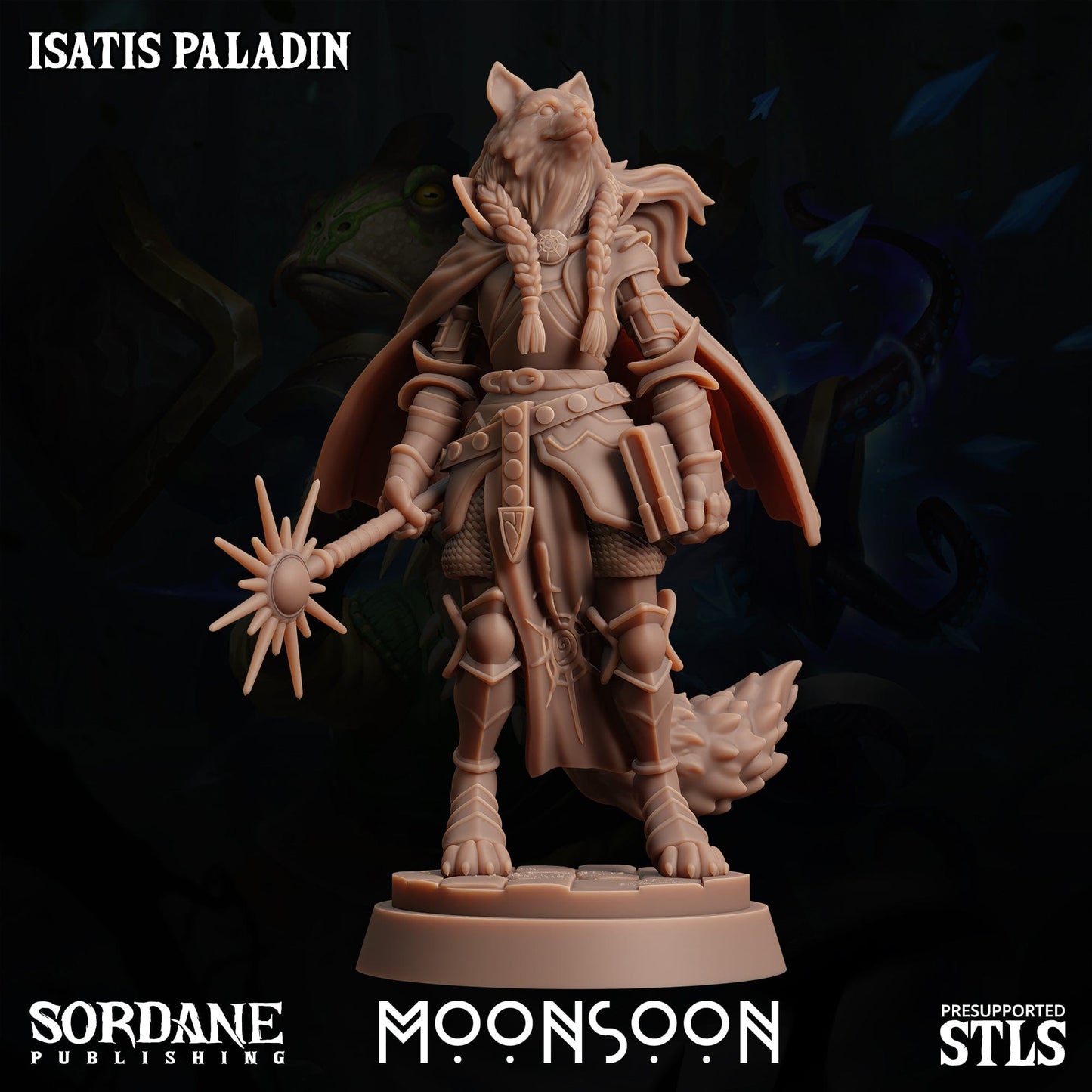 3D Printed Sordane Publishing Isatis Paladin 28 32mm D&D - 3D Printing Boss 
