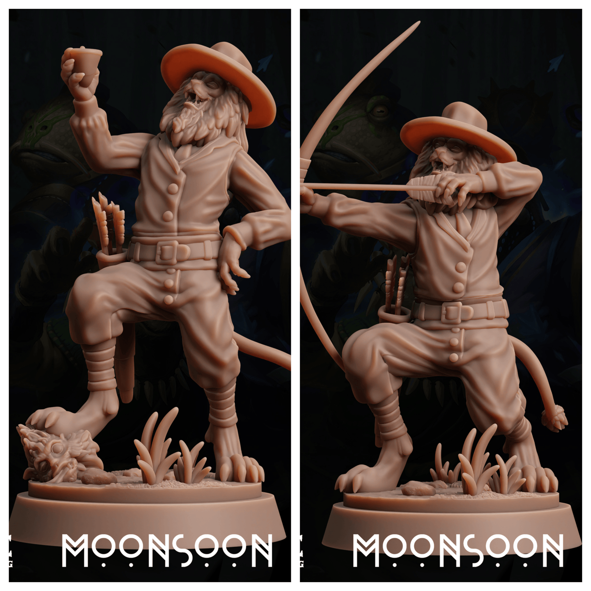 3D Printed Sordane Publishing Jintha Moonsoon 28 32mm D&D - 3D Printing Boss 