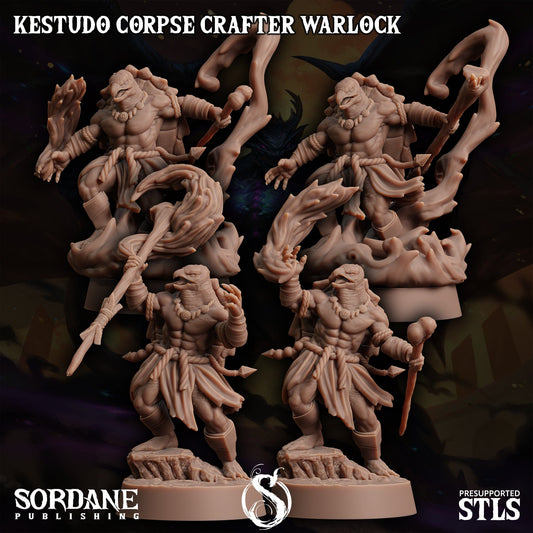 3D Printed Sordane Publishing Kestudo Corpse Crafter Warlock Monster Mayhem II 28 32mm D&D - 3D Printing Boss 