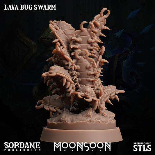 3D Printed Sordane Publishing Lava Bug Swarm Moonsoon 28 32mm D&D - 3D Printing Boss 
