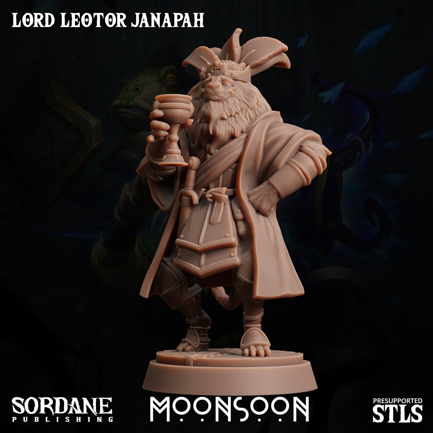 3D Printed Sordane Publishing Loxo Sorcerer Moonsoon 28 32mm D&D - 3D Printing Boss 
