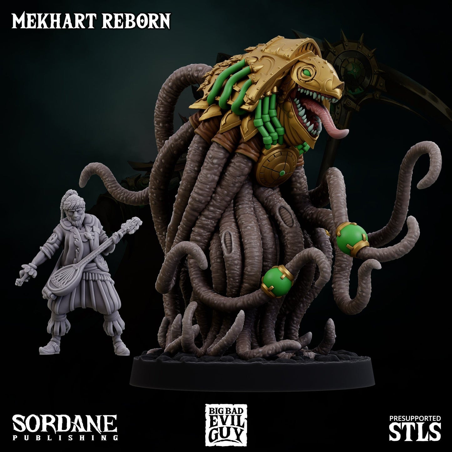 3D Printed Sordane Publishing Mekhart Reborn 28 32mm D&D - 3D Printing Boss 