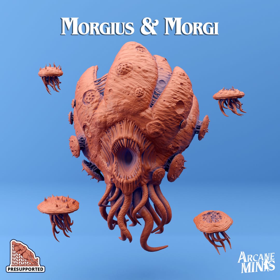 3D Printed Sordane Publishing Morgius 28 32mm D&D - 3D Printing Boss 