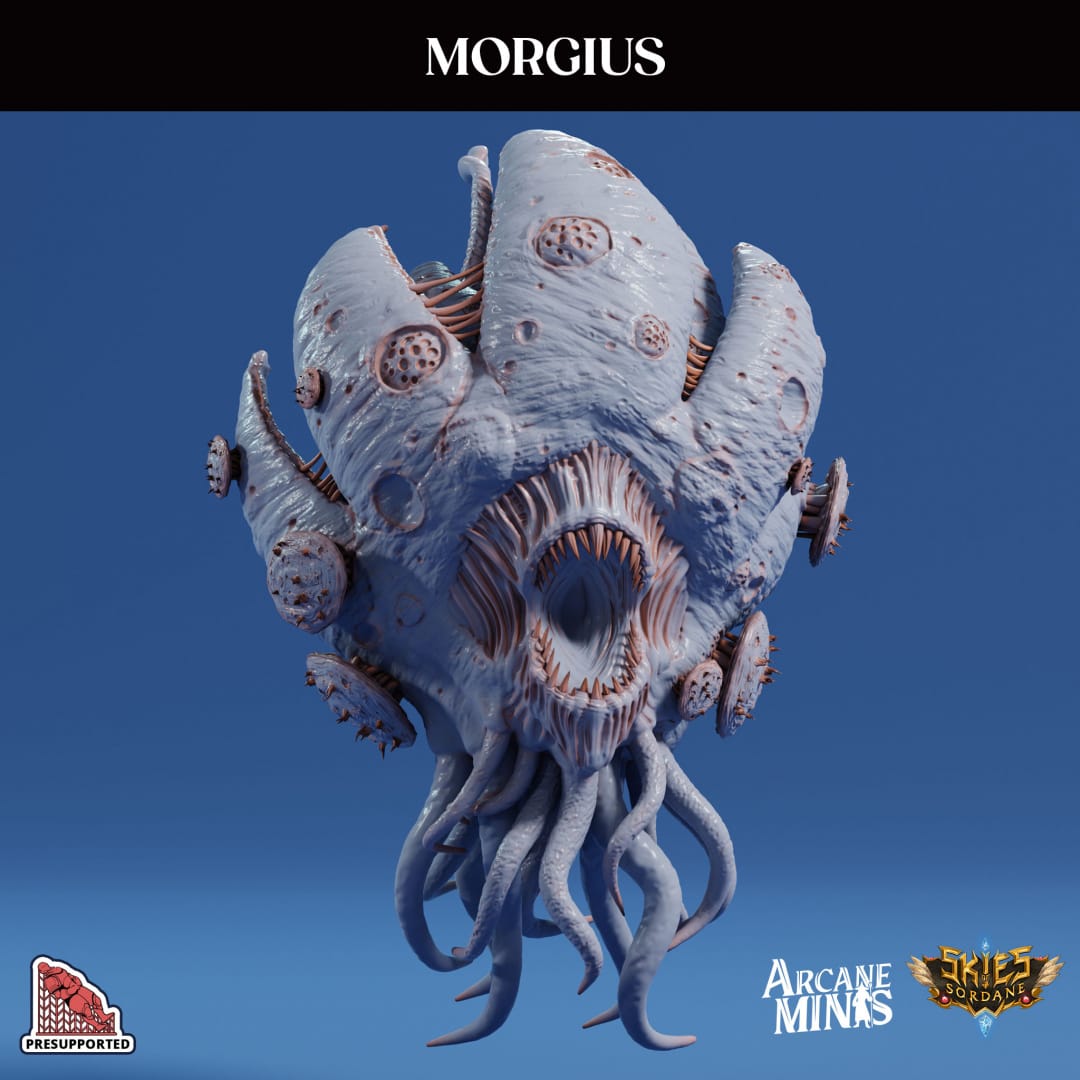 3D Printed Sordane Publishing Morgius 28 32mm D&D - 3D Printing Boss 