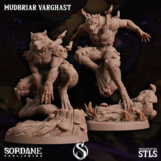 3D Printed Sordane Publishing Mudbriar Varghast Monster Mayhem II 28 32mm D&D - 3D Printing Boss 