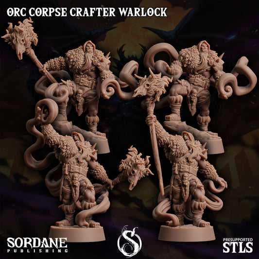 3D Printed Sordane Publishing Orc Corpse Crafter Warlock Monster Mayhem II 28 32mm D&D - 3D Printing Boss 
