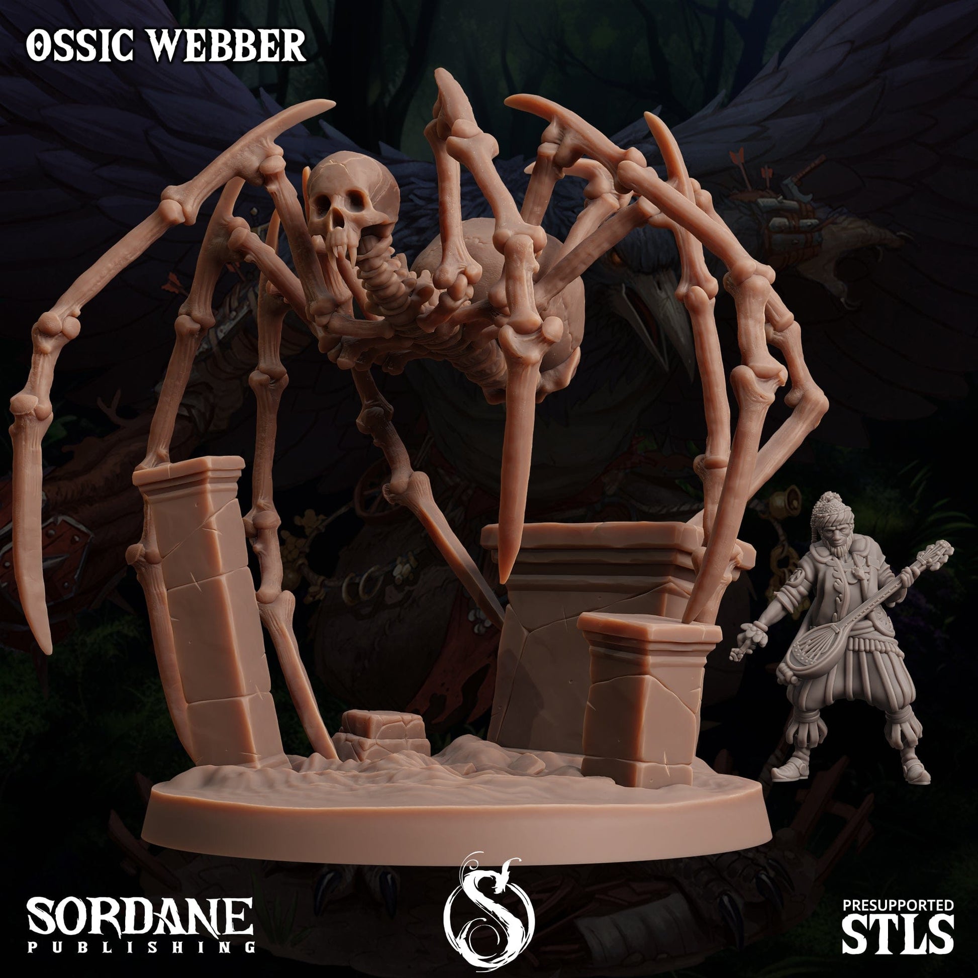 3D Printed Sordane Publishing Ossic Webber Burrows Below 28 32mm D&D - 3D Printing Boss 