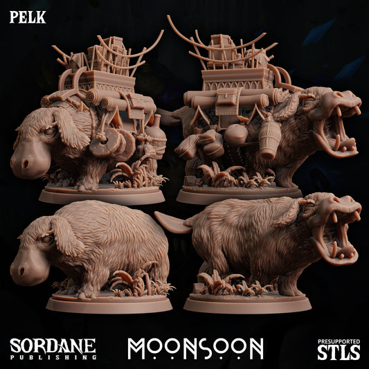 3D Printed Sordane Publishing Pelk Moonsoon 28 32mm D&D - 3D Printing Boss 