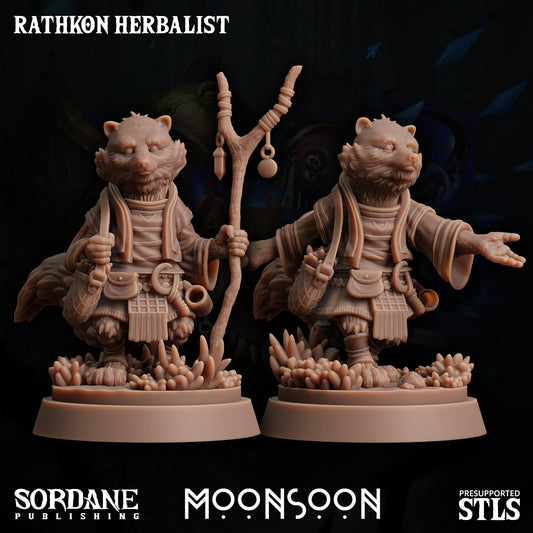 3D Printed Sordane Publishing Rathkon Herbalist 28 32mm D&D - 3D Printing Boss 
